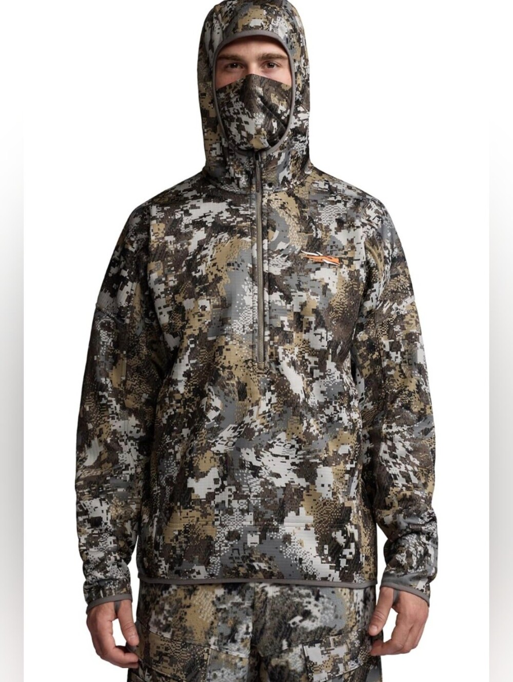 NWT Sitka Solace Camo Hoodie With Face Mask- XL